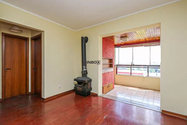Foto de Apartamento 2 Dormitórios , Churrasqueira, Lareira com 60m² e 1 Vaga