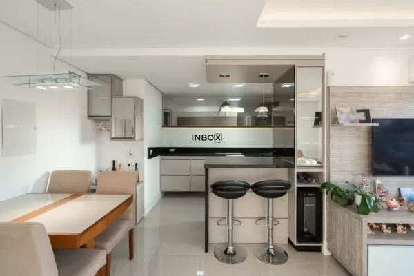 Foto de Apartamento Moderno com Churrasqueira , 2 dormitórios, suíte, garagem e Infraestrutura Completa