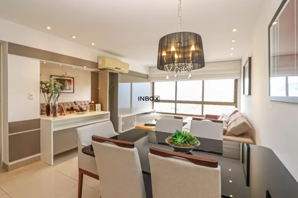 Foto de Apartamento com 79 m² de área privativa, totalmente mobiliado, 2 dormitórios, 2 suítes, 2 vagas