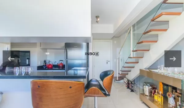 Foto de Apartamento duplex com 57 m² de área privativa, semimobiliado, 1 dormitório, 1 suíte, 2 vagas